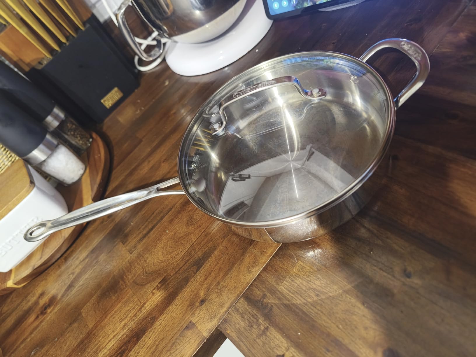 Cuisinart Chef's Classic 11-Piece Stainless Steel Pots and Pans Set, Cookware Set Compatible with Induction, Electric, Gas Cooktops, Aluminum Core for Even Heat, Cool Grip Handles, Dishwasher Safe customer photo 1