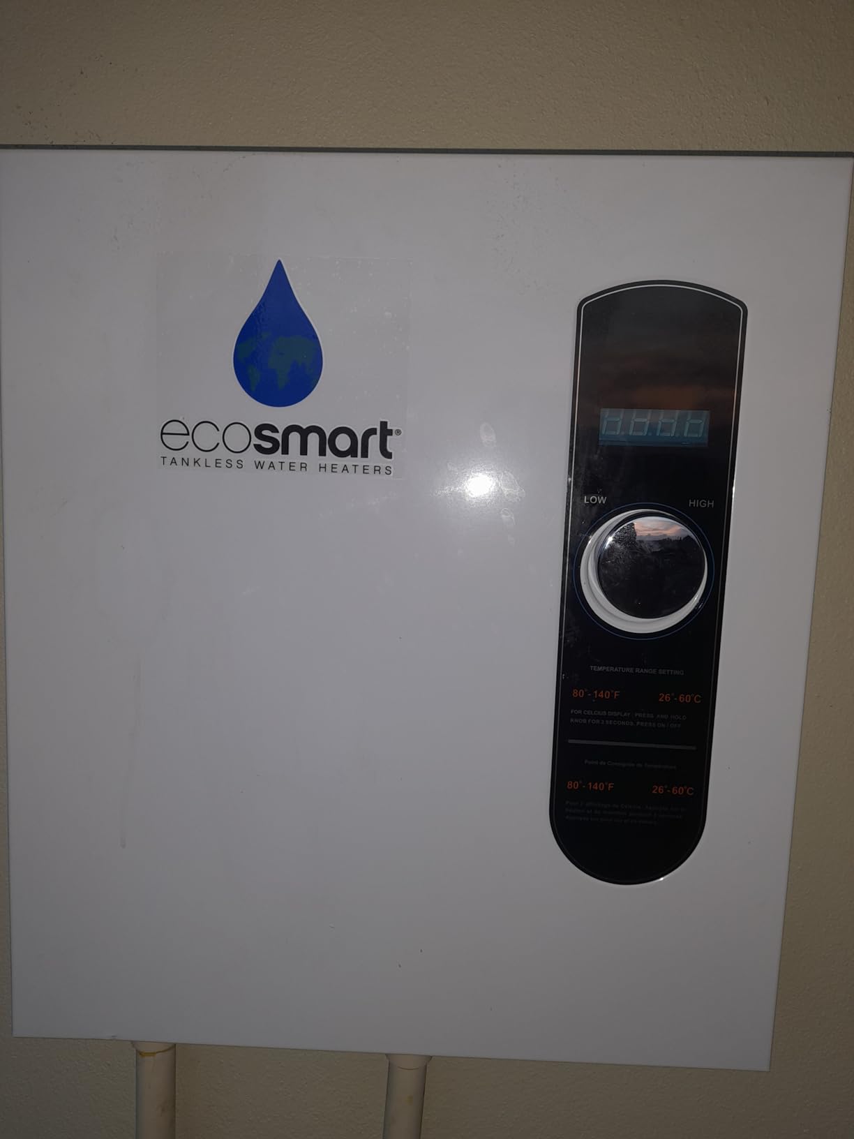 Ecosmart ECO 24 24 KW at 240-Volt Electric Tankless Water Heater with Patented Self Modulating Technology, 17 x 17 x 3.5 customer photo 2