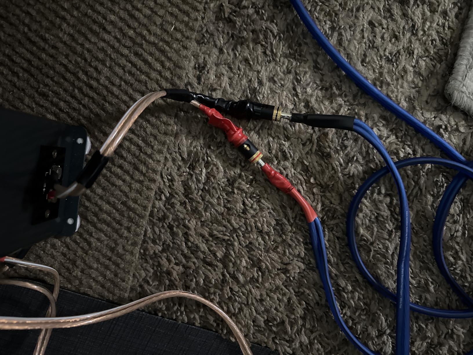KnuKonceptz Kord Speaker Cable 12 Gauge Oxygen Free Copper Speaker Wire - 50 Feet Blue customer photo 2
