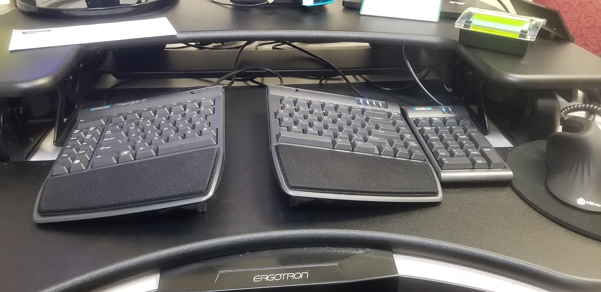 KINESIS Freestyle2 USB-A Ergonomic Keyboard w/ VIP3 Lifters for PC (9