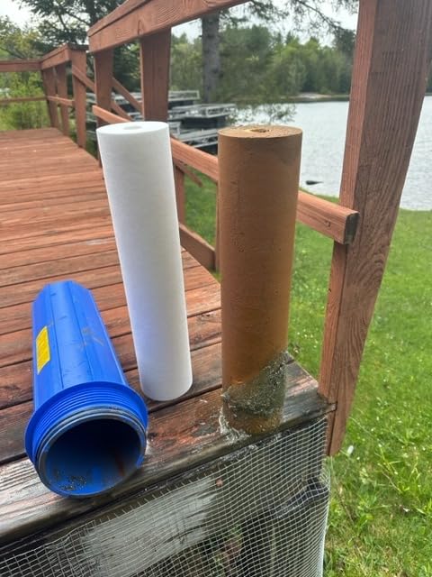iSpring WGB32B Commercial-Grade Whole House Water Filter System | Eliminates 99% Chlorine, Sediment, Taste, Odor, 3-Stage 20x4.5-inch Industrial Standard Filters, 1-inch Inlet/Outlet customer photo 1