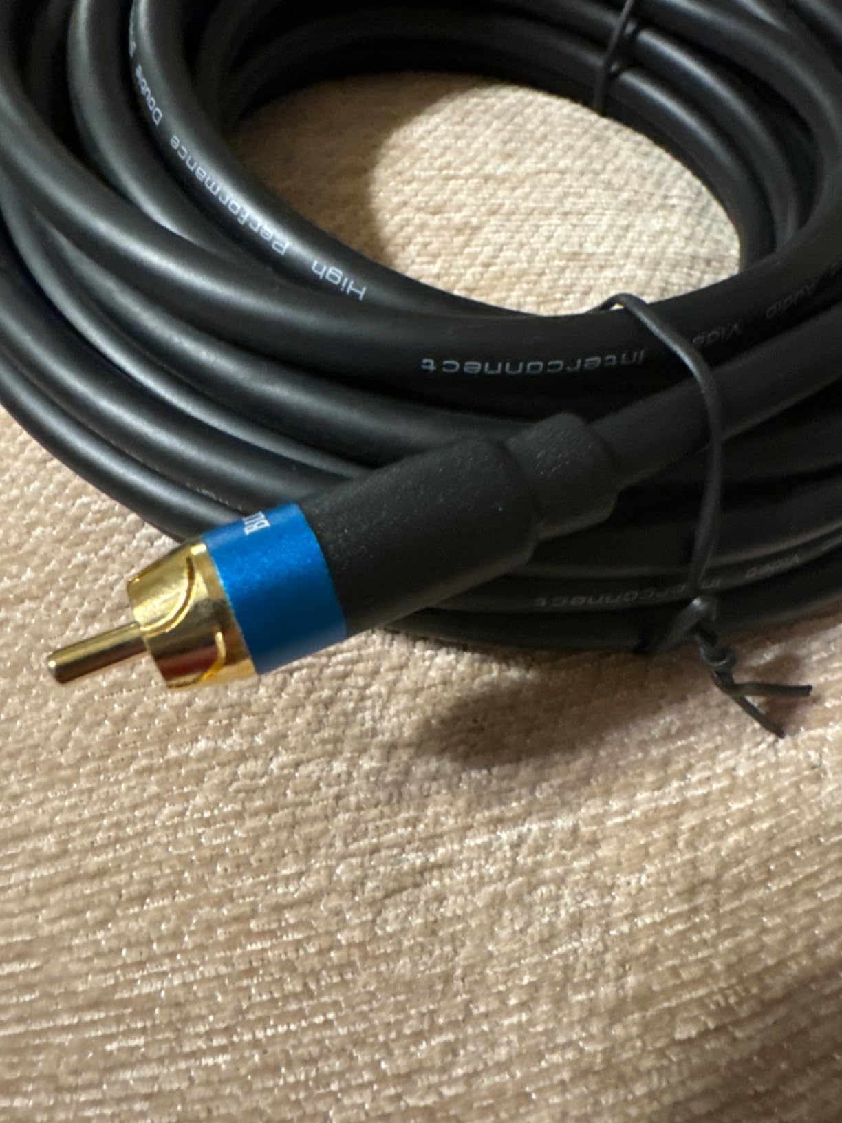 BlueRigger Subwoofer Cable 15FT (Dual Shielded RCA Cables for Subwoofer) Gold Plated, RCA Male to Male - Subwoofer RCA Cable for Amplifier, DAC, Receiver, Home Theater, HDTV, Soundbar customer photo 2