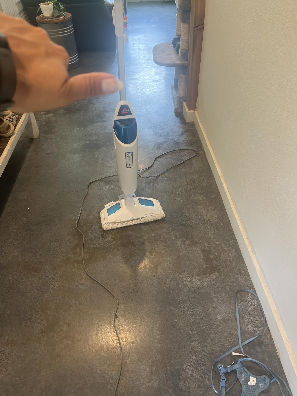 BISSELL Steam Mop 1940A PowerFresh Floor Steam Cleaner for Hard Wood & Tile with Natural Sanitization, Easy Scrubber, Variable Steam, 12” Cleaning Path customer photo 2