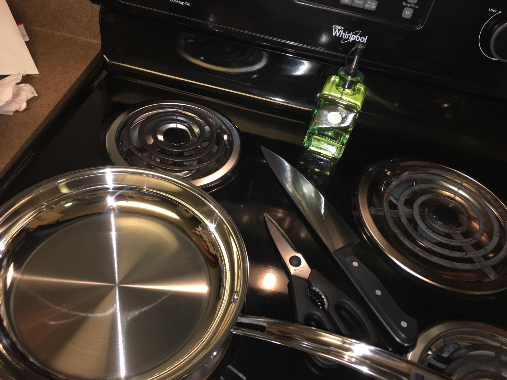 Cuisinart Stainless Steel Pots and Pans Set, Induction Compatible, 12 pc | 12-pc Cuisinart stainless steel cookware set with saucepans, sauté pan, stockpot, & skillets, oven safe to 500°F, MCPS-12N customer photo 2