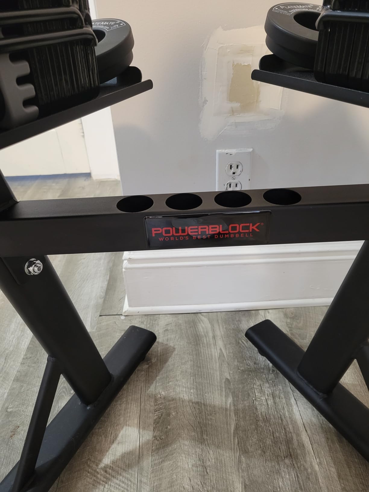 PowerBlock Elite EXP Adjustable Dumbbells, Sold in Pairs, Stage 1, 5-50 lb. | Expandable to 90 lbs per hand with Stage 2 and 3 kits which are sold separately customer photo 1