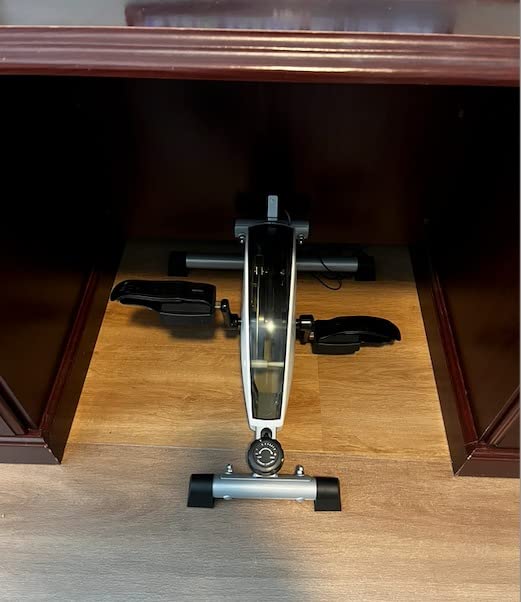 DeskCycle Under Desk Bike Pedal Exerciser with Magnetic Resistance - Stationary Bikes for Home & Office - Standard and Adjustable Height Versions customer photo 1