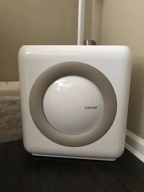 COWAY Air Purifier for Home Up to 1,748ft², HEPA Filter for Smoke, Allergies, Pet Dander, Odor, Air Quality Monitor, Auto&Eco Mode, Timer, Filter Indicator, 3yr Warranty, Mighty AP-1512HH, Black customer photo 1
