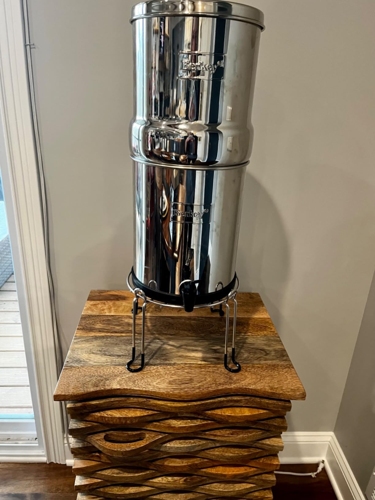 Big Berkey 2.25 Gal Gravity Water Filter System with BB9-2 Filters | Includes 2 Black Berkey Elements, Easy-to-Assemble Stainless Steel Countertop Water Filtration System for Everyday Use customer photo 2