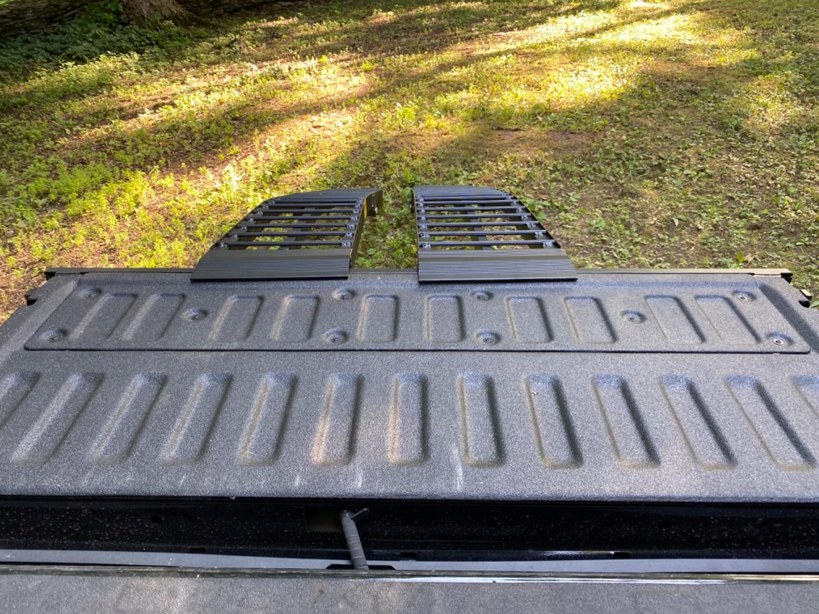 10' ATV Loading Ramps, 1,200 lb, Titan Ramps | Aluminum loading ramps for pickup trucks foldable, lightweight with serrated crossbars customer photo 2