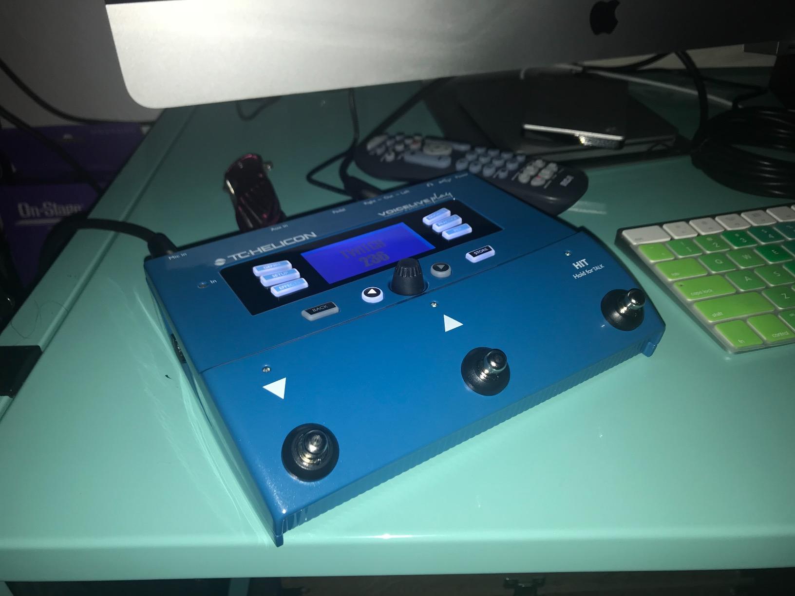 TC Helicon Voice Live Play Vocal Effects Processor customer photo 2