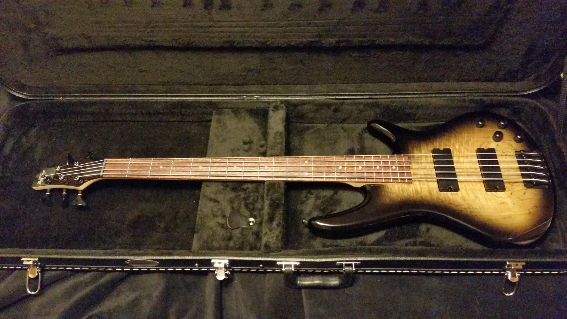 Ibanez GSR205BWNF GIO 5-String Bass Guitar - Walnut Flat customer photo 1
