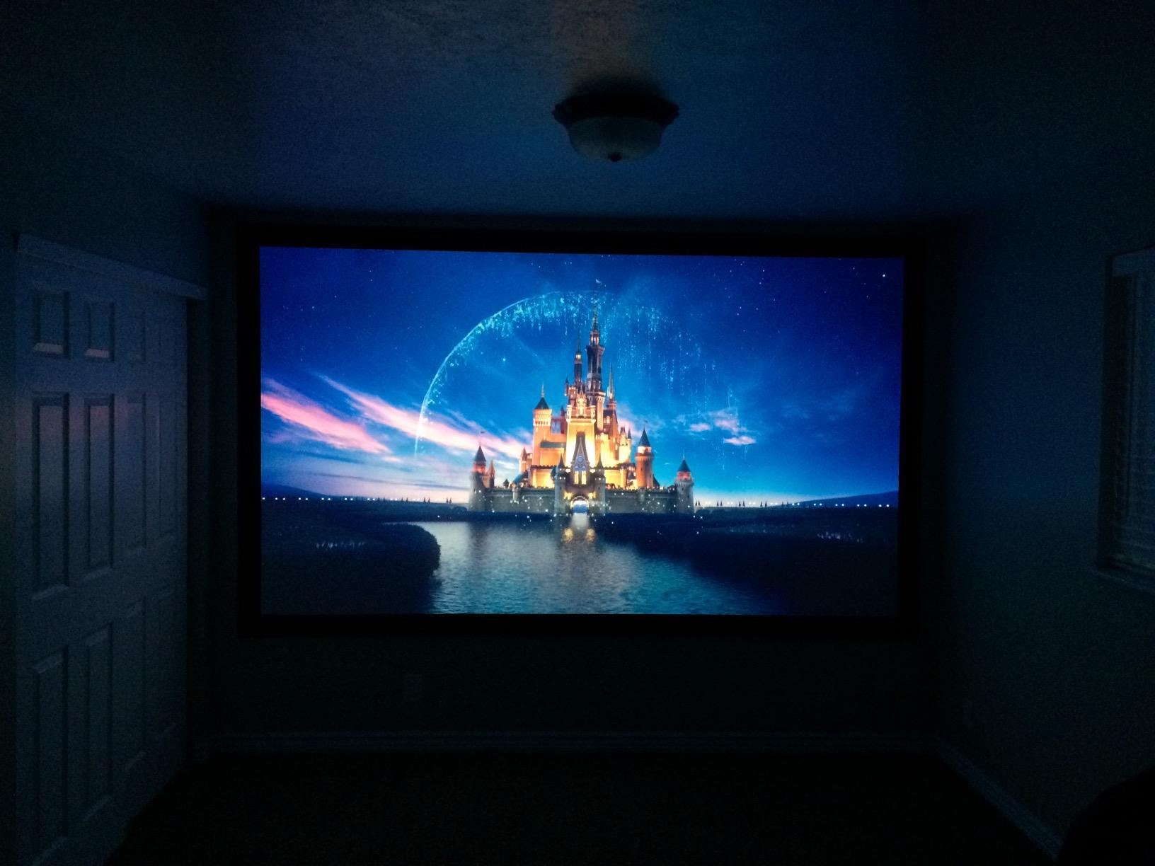 Elite Screens Designer Cut Series, 135-inch 16:9, 8K / 4K Ultra HD Moiré Free Acoustically Sound Transparent Perforated Weave DIY Raw Cloth Projector Screen Material, ZRM-135HW-A1080P3 customer photo 1