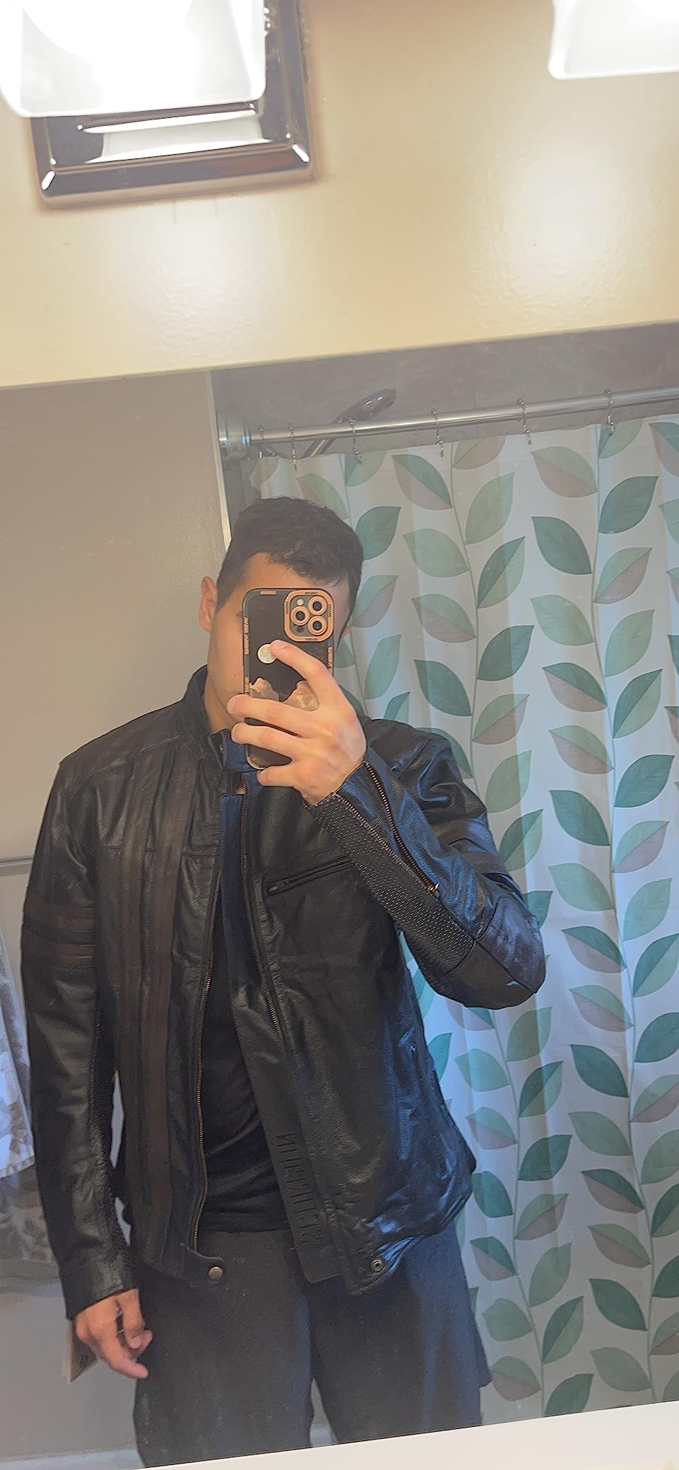 ScorpionEXO 1909 Vintage Leather Motorcycle Jacket Ventilated with Removable Thermal Liner and CE Rated Armor Included customer photo 2