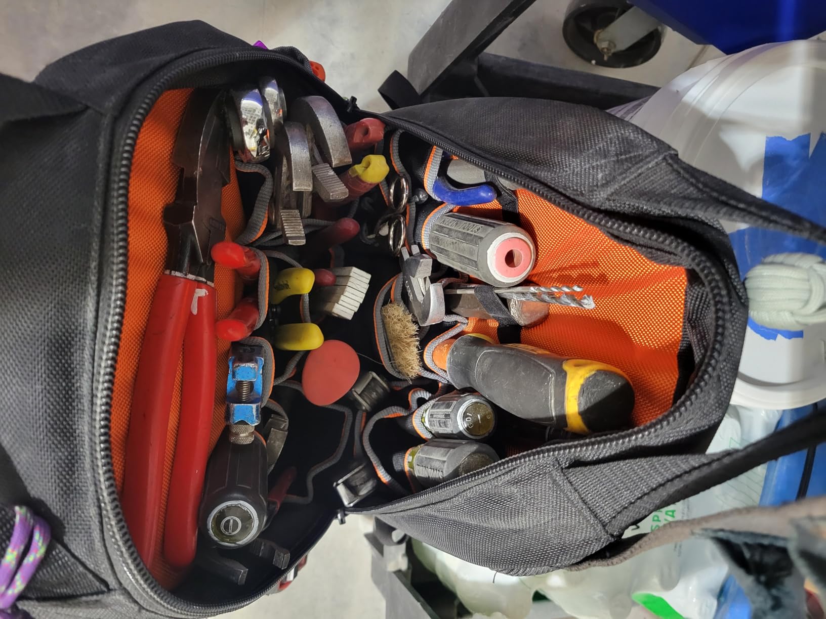 Klein Tools 55421BP-14 Tool Backpack, Heavy Duty Tradesman Pro Tool Bag Organizer with 39 Pockets, Molded Bottom customer photo 1