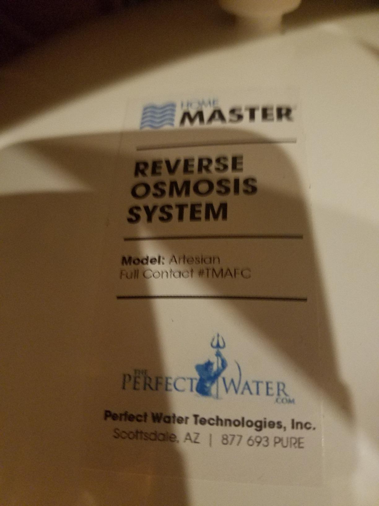 Home Master TMAFC-ERP Artesian Full Contact Reverse Osmosis System, 7-Stages, Patented 2-Pass Alkaline Remineralization, Fast 4.5s Fill Rate, 1:1 Waste Ratio, 8.5