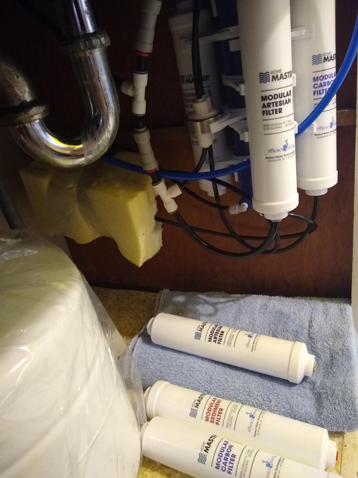Home Master TMAFC-ERP Artesian Full Contact Reverse Osmosis System, 7-Stages, Patented 2-Pass Alkaline Remineralization, Fast 4.5s Fill Rate, 1:1 Waste Ratio, 8.5