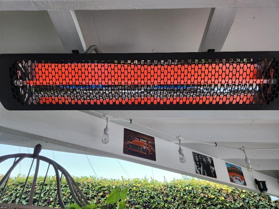 Bromic Tungsten Smart Heat 6000W Electric Patio Heater - Dual Element Infrared, 220V-240V, Black Finish - BH0420033 customer photo 2
