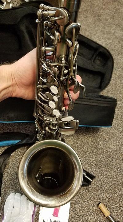 Glory Gold Laquer E Flat Alto Saxophone with 11reeds,8 Pads cushions,case,carekit customer photo 1