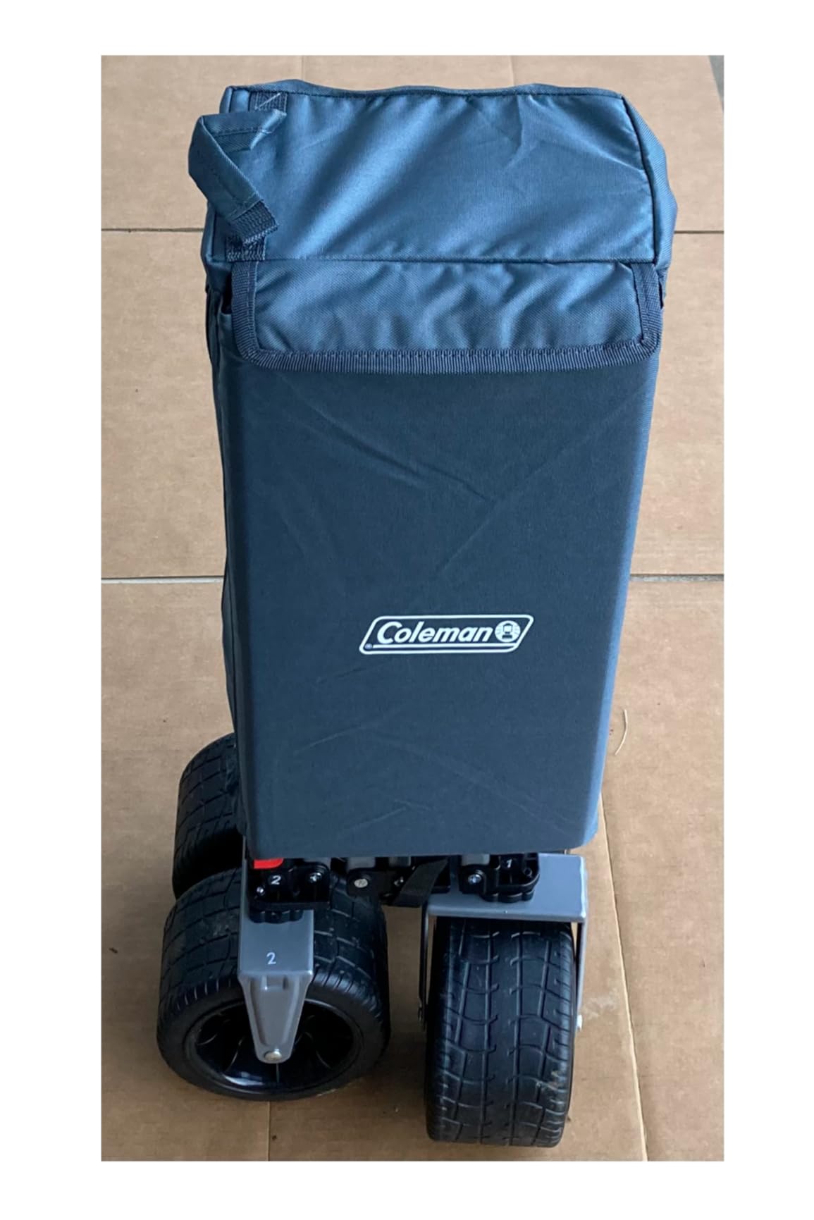 Coleman Portable Folding Utility Wagon with 5 Cubic Feet of Space & Reinforced Bottom Great for Camping Groceries Home Projects or Going to the Park & Beach Supports up to 150lbs customer photo 1