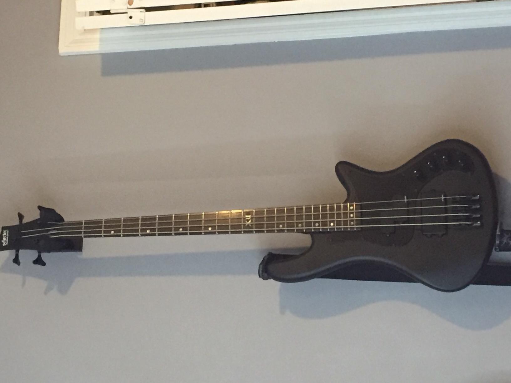 Schecter Stiletto Stealth 5-String Bass Guitar - Satin Black customer photo 2