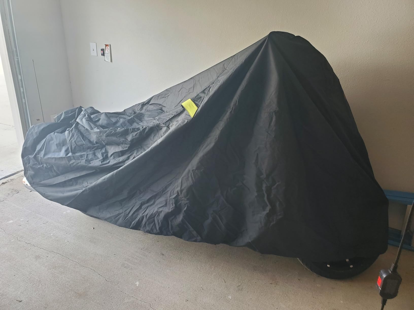 Badass Moto Waterproof Motorcycle Cover for Large Cruisers, Black L 97