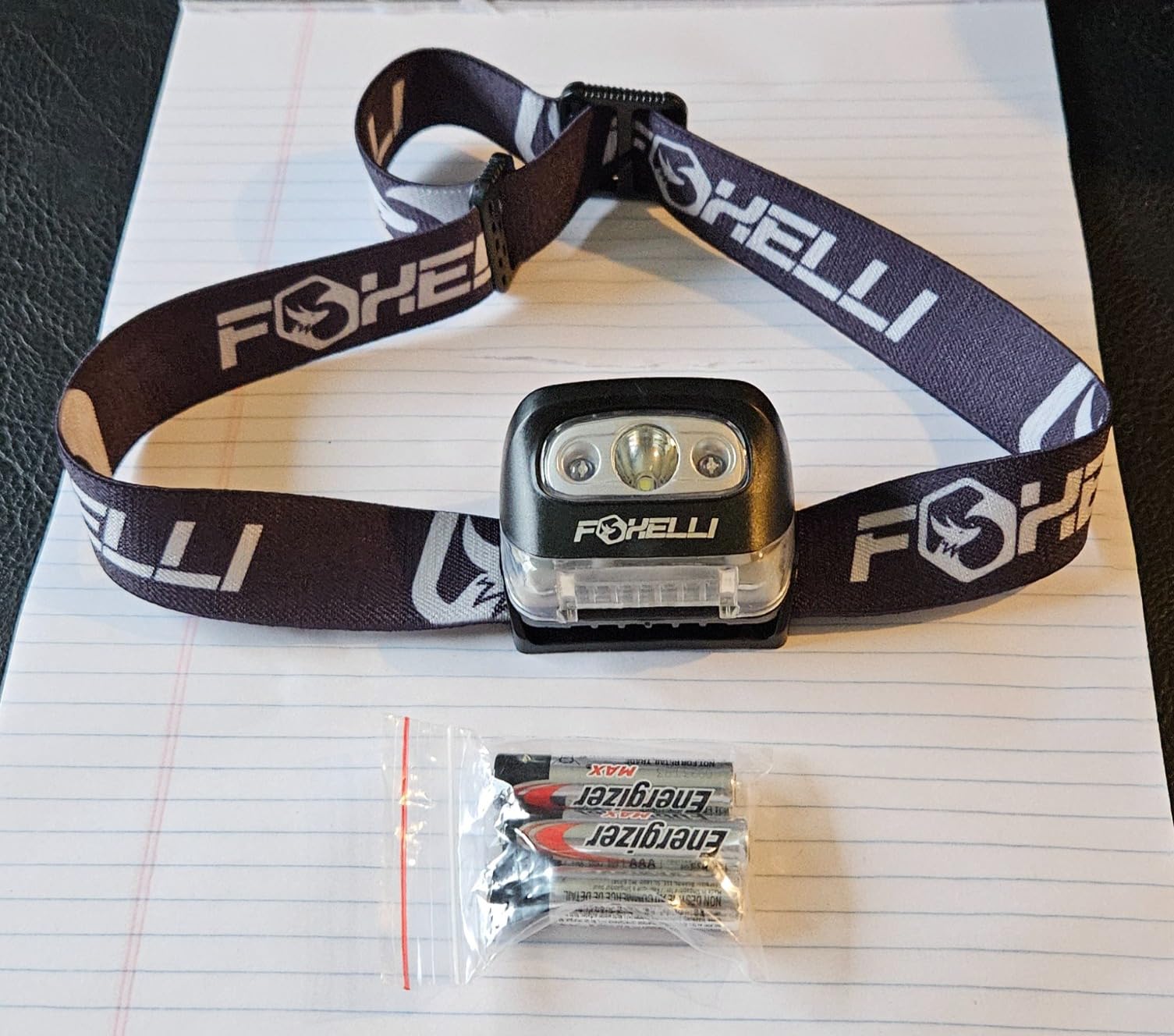 Foxelli LED Headlamp Flashlight for Adults & Kids customer photo 1