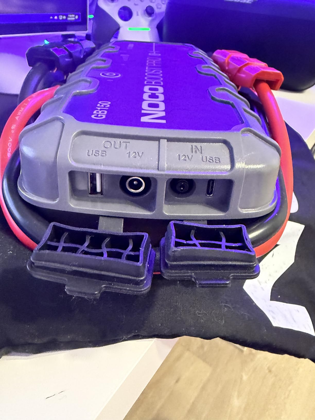 NOCO Boost GB150: 3000A UltraSafe Jump Starter - 12V Lithium Battery Booster Pack, Portable Jump Box, Power Bank & Jumper Cables - for 9.0L Gas and 7.0L Diesel Engines customer photo 2
