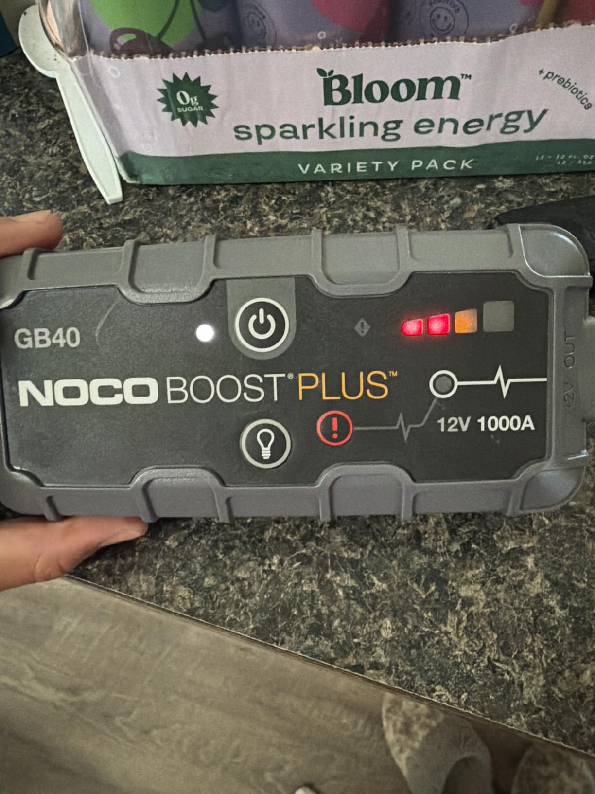 NOCO Boost GB40 12V 1000A UltraSafe Portable Lithium Jump Starter | Spark-Proof & Reverse Polarity Protection, For Car, Truck, Motorcycle, SUV, Boat, ATV, RV, up to 6.0L Gas & 3.0L Diesel customer photo 1