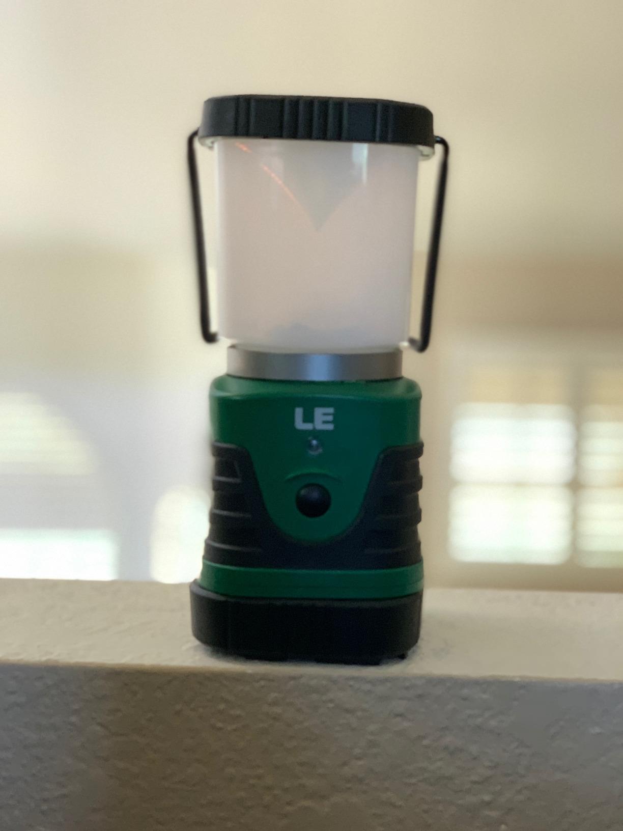 Lepro 1000LM LED Camping Lantern Rechargeable, 4400mAh, 4 Light Modes | Tent Light, Camping Essentials, Waterproof Lantern Flashlight for Camping, Emergency Light, Power Outages, USB Cable Included customer photo 2
