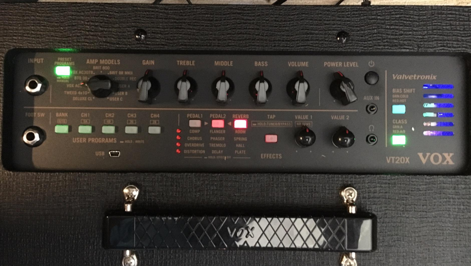Vox VT20X 1x8 inch 20-watt Modeling Guitar Combo Amplifier w/ DSP and Hybrid Design customer photo 1