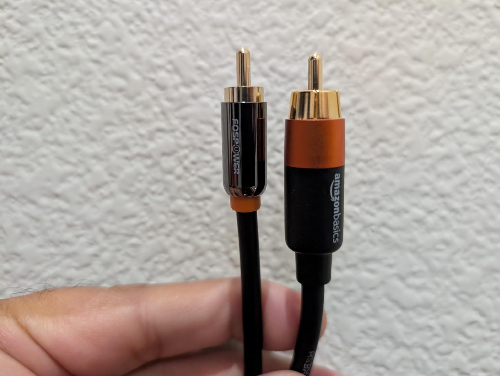 FosPower Digital Audio Coaxial Cable [24K Gold Plated Connectors] Premium S/PDIF RCA Male to RCA Male for Home Theater, HDTV, Subwoofer, Hi-Fi Systems - 10ft customer photo 2