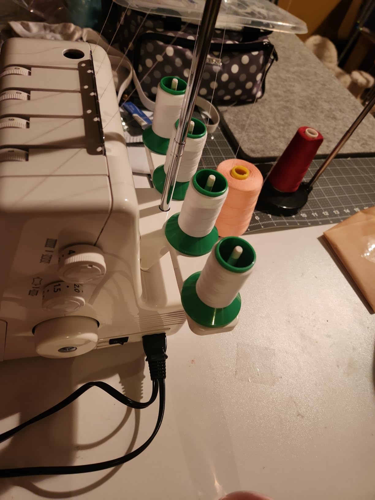 Janome MOD-8933 Serger with Lay-In Threading, 3 and 4 Thread Convertible with Differential Feed customer photo 2