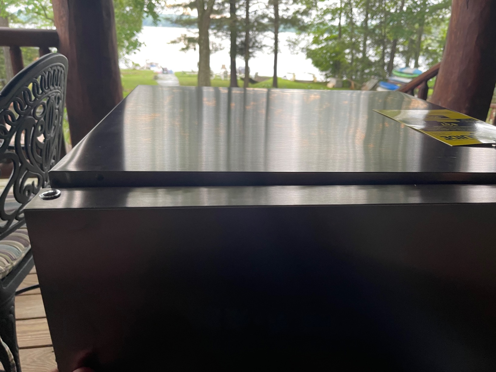 24 Inch Wide 142 Can Built-In Outdoor Beverage Cooler | Built-In, Freestanding, Reversible door, Adjustable Glass Shelves, LED Light, Stainless Steel customer photo 2