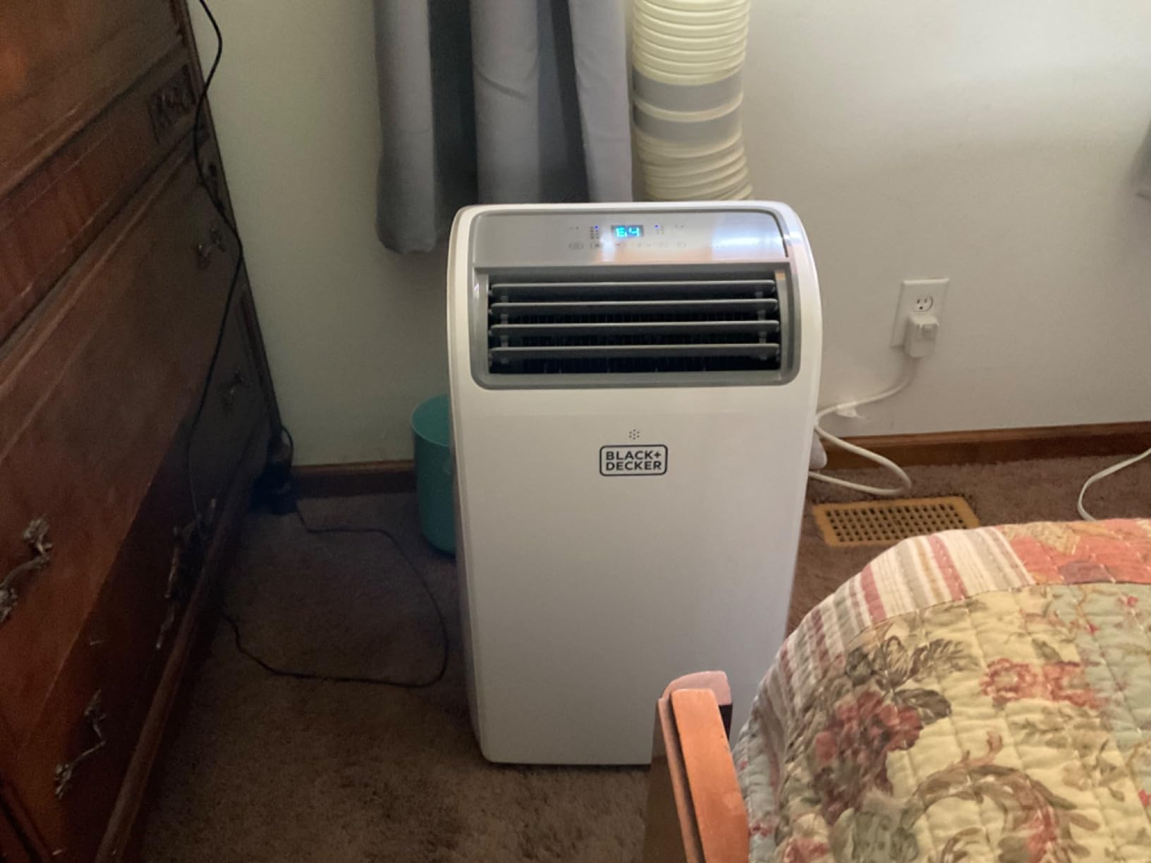 BLACK+DECKER Smart Portable Air Conditioner, 14,000 BTU, BPACT14WT, White | 10,200 BTU SACC for Rooms up to 700 Sq. Ft., Smart 3-in-1 Portable AC, Fan and Dehum with Follow Me Remote customer photo 1