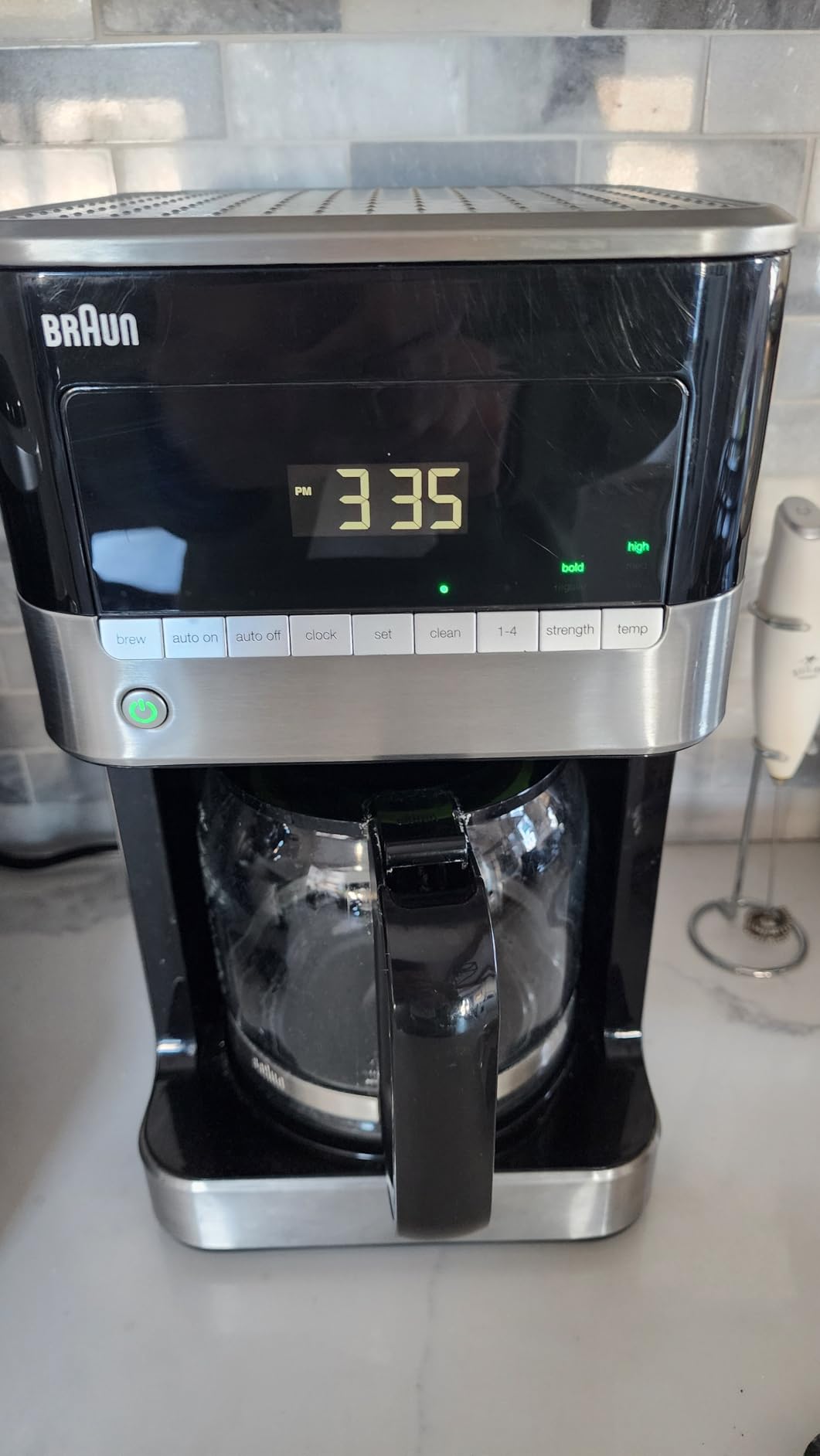 Braun BrewSense 12 Cup Drip Coffee Maker w/ 24 Hour Timer, 2 Brew Styles, Smart Cleaning Features, Anti-Drip System, 1-4 Cup Sizing customer photo 2