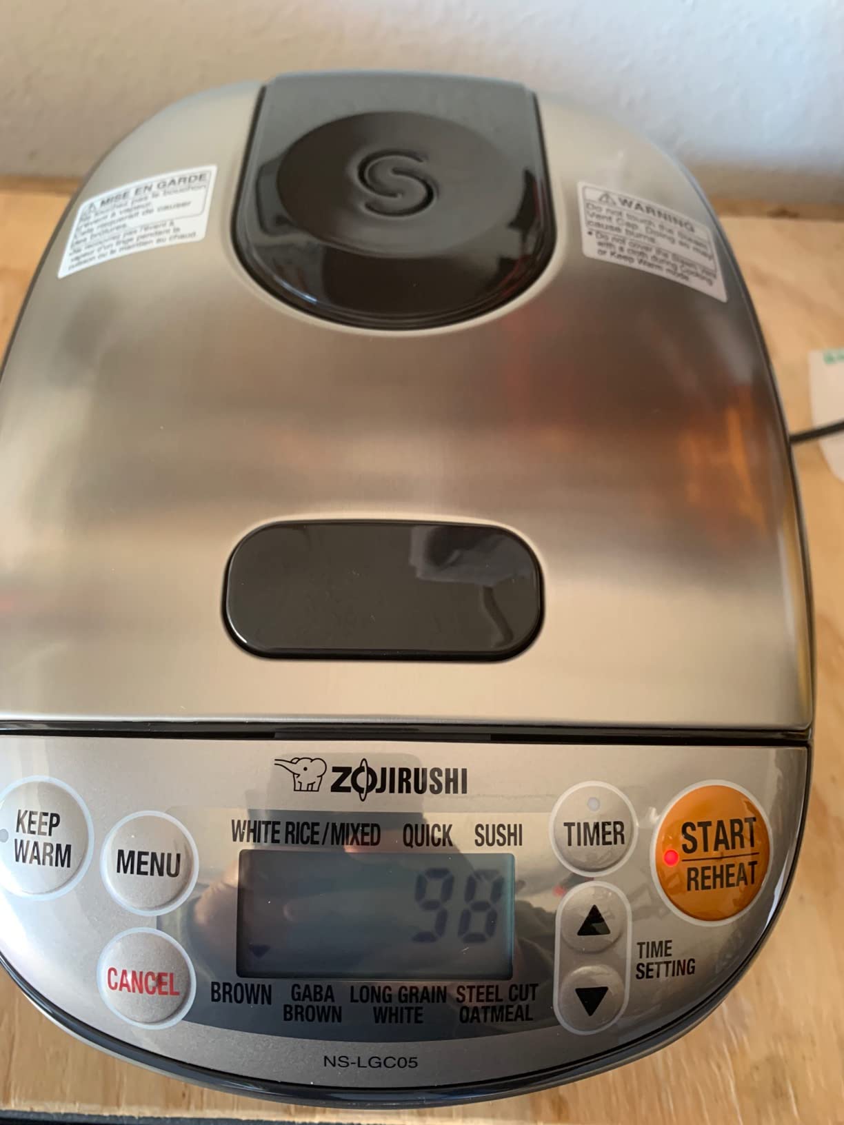 Zojirushi Micom 3-Cup Compact Rice Cooker and Warmer, Stainless Steel customer photo 2