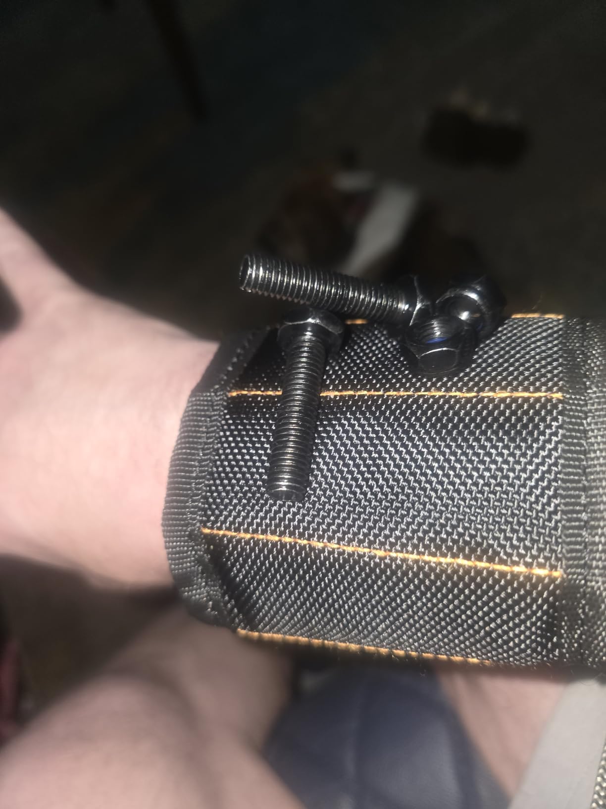RAK Magnetic Wristband for Tools - Premium Tool Belt for Holding Screws Nails with Powerful Magnets, Birthday Gifts for Men, Cool Gadgets Stuff Gifts for Dad, Husband, Grandpa, Handyman, Him customer photo 2