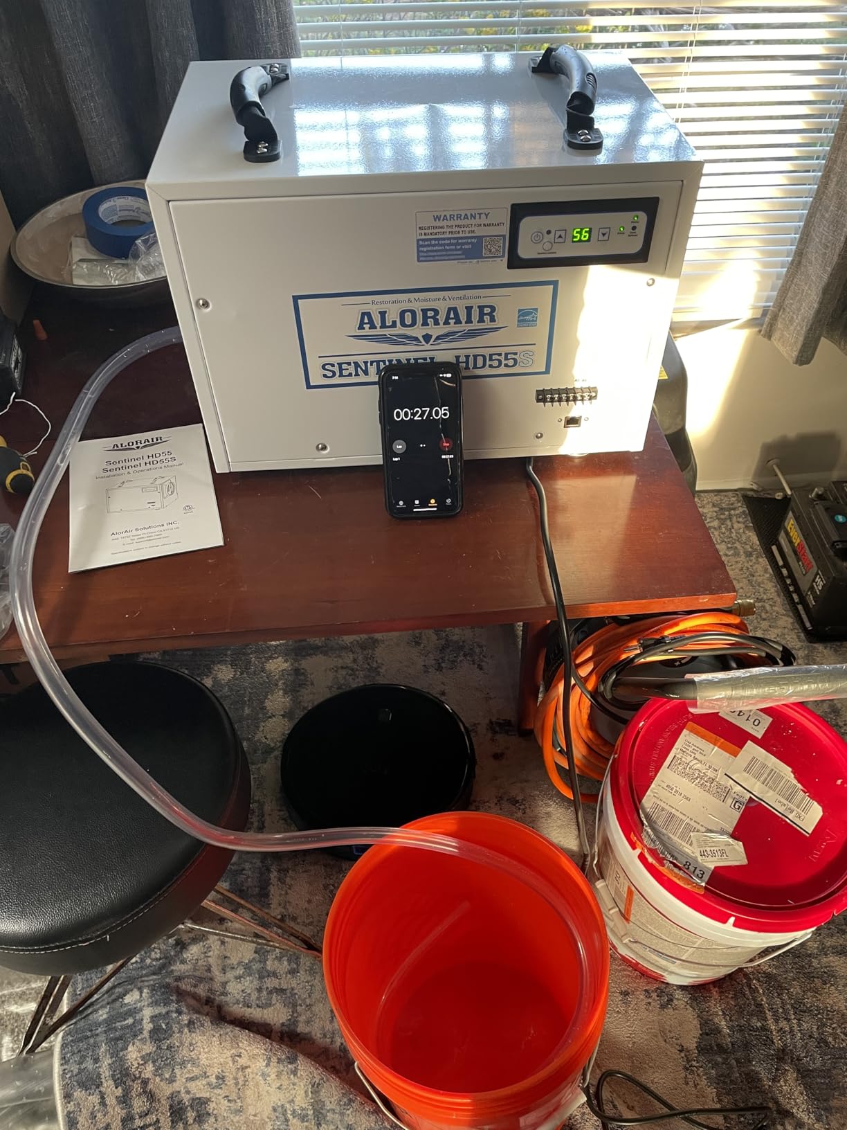 ALORAIR 120 Pints Energy Star Crawlspace Dehumidifier, Sentinel HD55S customer photo 1
