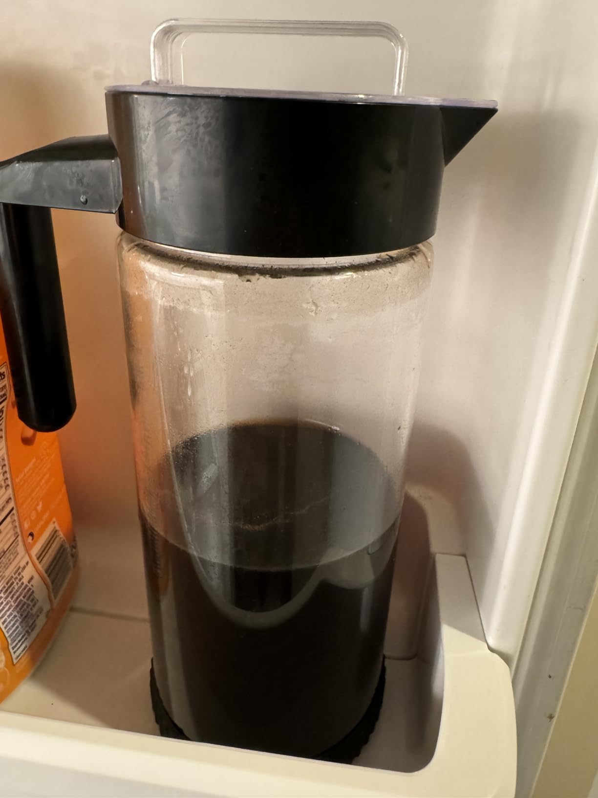 COFFEE BEAR - Cold Brew Coffee Maker and Iced Tea Brewer, Large 1.3L (44oz) Borosilicate Glass Pitcher with Reusable Mesh Filter, Easy to Clean, Dishwasher Safe customer photo 2