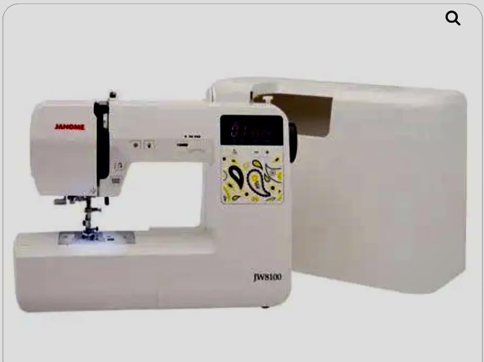 Janome JW8100 Fully-Featured Computerized Sewing Machine with 100 Stitches, 7 Buttonholes, Hard Cover, Extension Table and 22 Accessories customer photo 1
