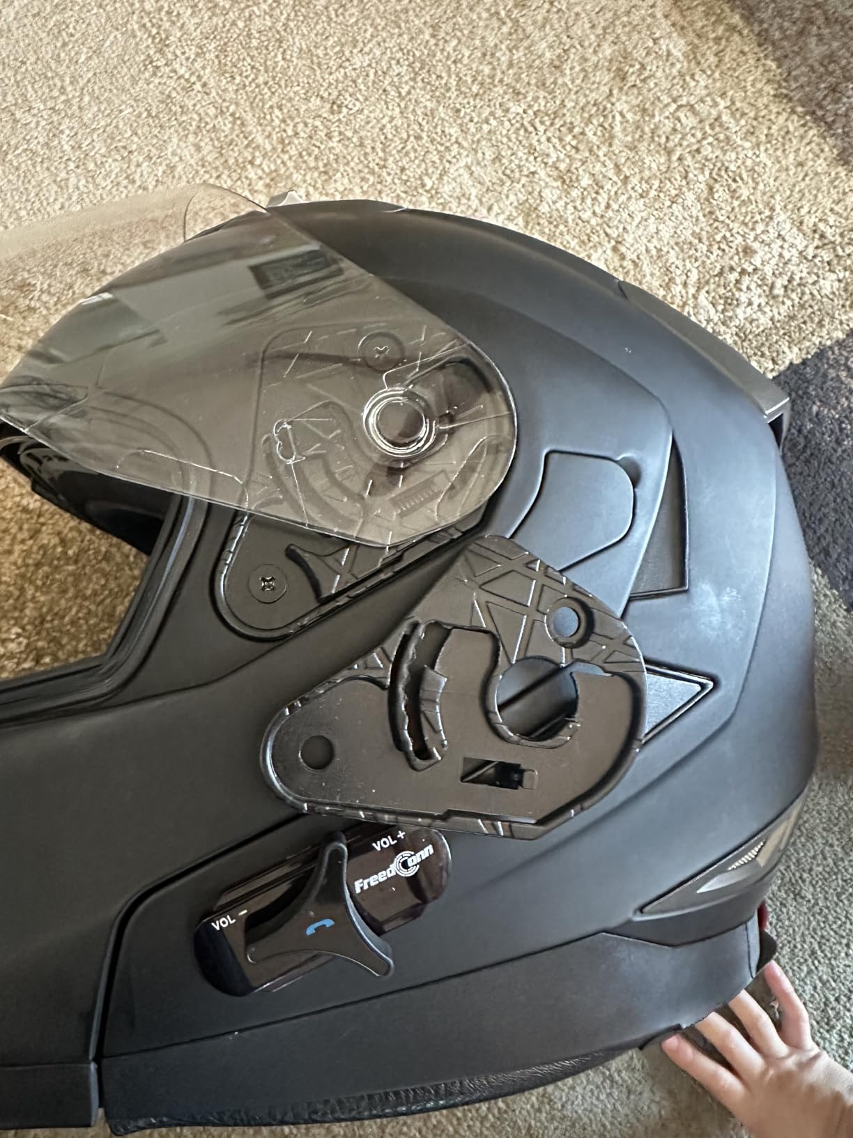 ILM Bluetooth Integrated Modular Motorcycle Helmet 953/953Pro/953Max | DOT-Certified, Bluetooth 5.0, 8hr Talk Time, Intercom 1680ft, Stereo Speakers, Washable Liner, DSP Noise Cancel customer photo 1