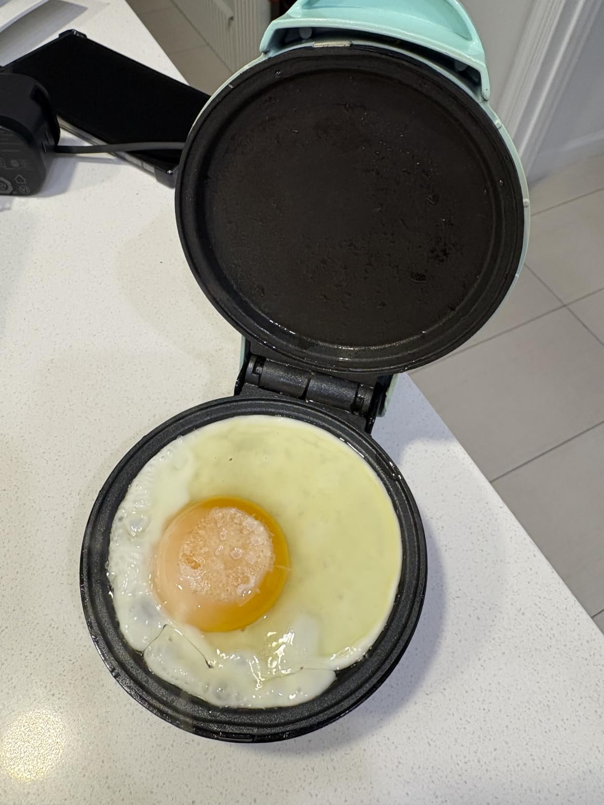 Dash Mini Maker Griddle, 4 Inch Nonstick Cooking Surface, Black customer photo 1