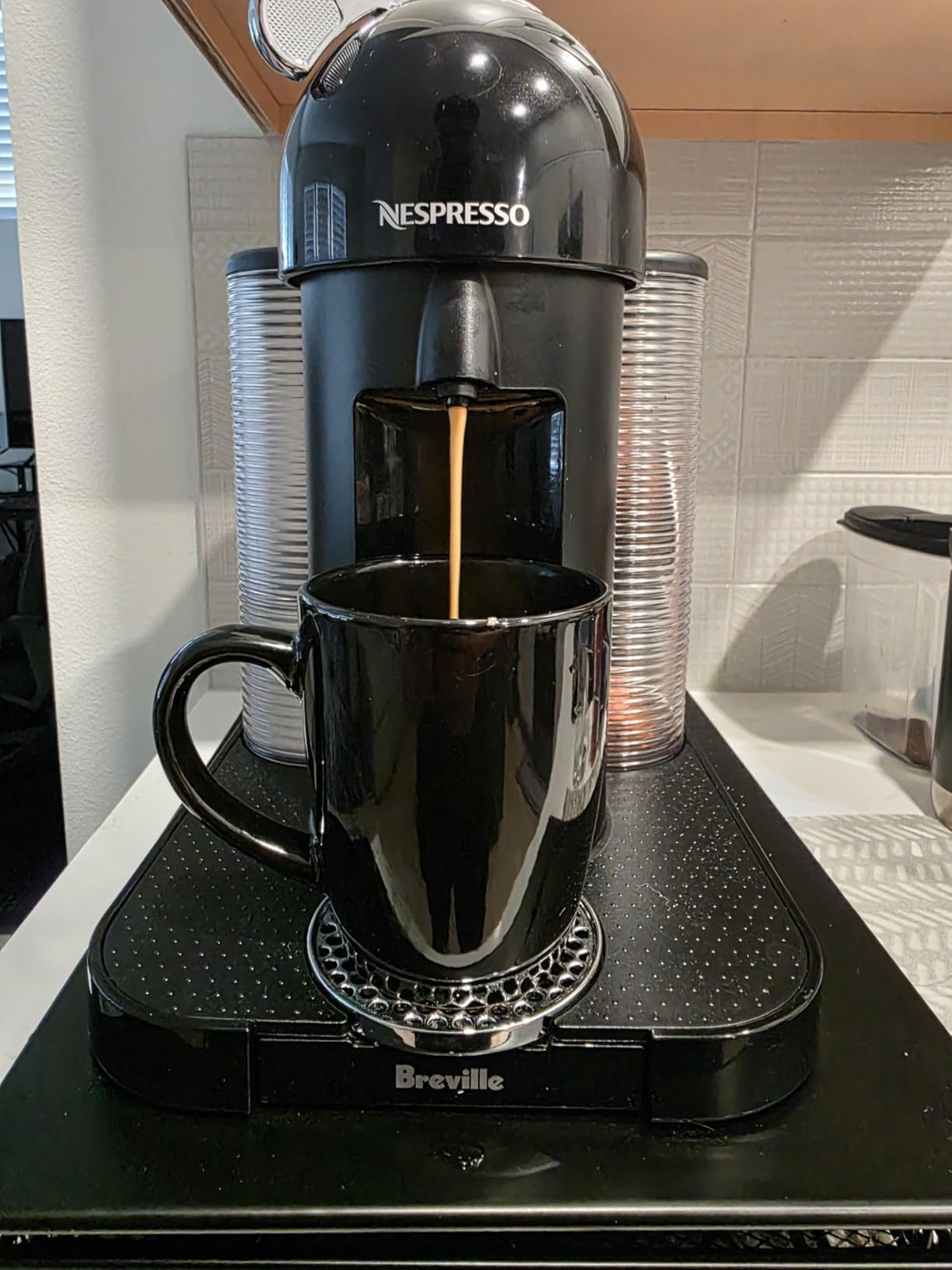 Vertuo Coffee and Espresso Maker by Breville, Chrome customer photo 2
