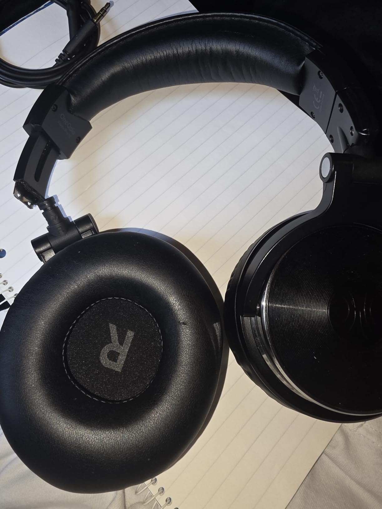 OneOdio Wired DJ Hi-Res Over-Ear Headphones for PC, Keyboard Guitar - Black | headphone with 50mm drivers, dual 3.5mm and 6.35mm jacks for studio monitoring, recording, podcasting, mixing and DJ use customer photo 2