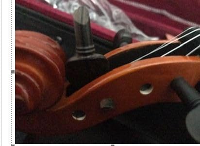 Mendini by Cecilio Violin 4/4 Full Size Set For Beginners - Hand Carved Acoustic Violins Set - Fiddle Solidwood Kit with Hard Case, Two Bows, Tuner, Rosin, Shoulder Rest, Extra Strings, Lesson Book customer photo 1