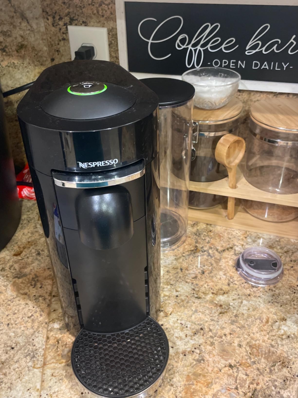 Vertuo Plus Deluxe Coffee & Espresso Maker by De'Longhi, Piano Black customer photo 1