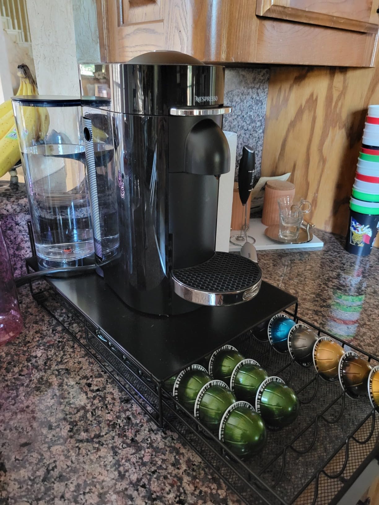 Vertuo Plus Deluxe Coffee & Espresso Maker by De'Longhi, Piano Black customer photo 2
