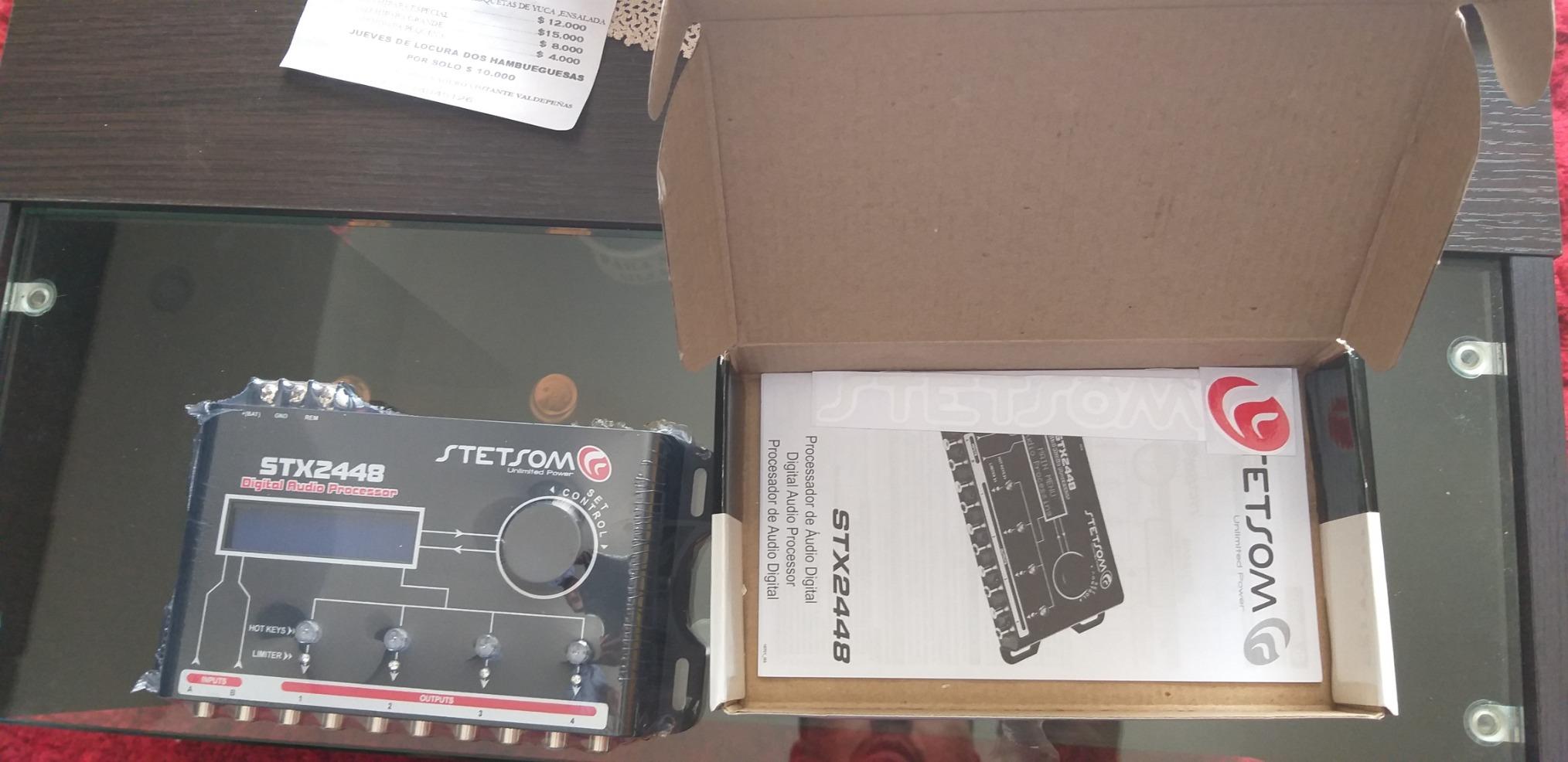 Stetsom STX 2448 DSP PRO Digital Signal Processor Equalizer 2.4, 2 inputs & 4 outputs customer photo 1