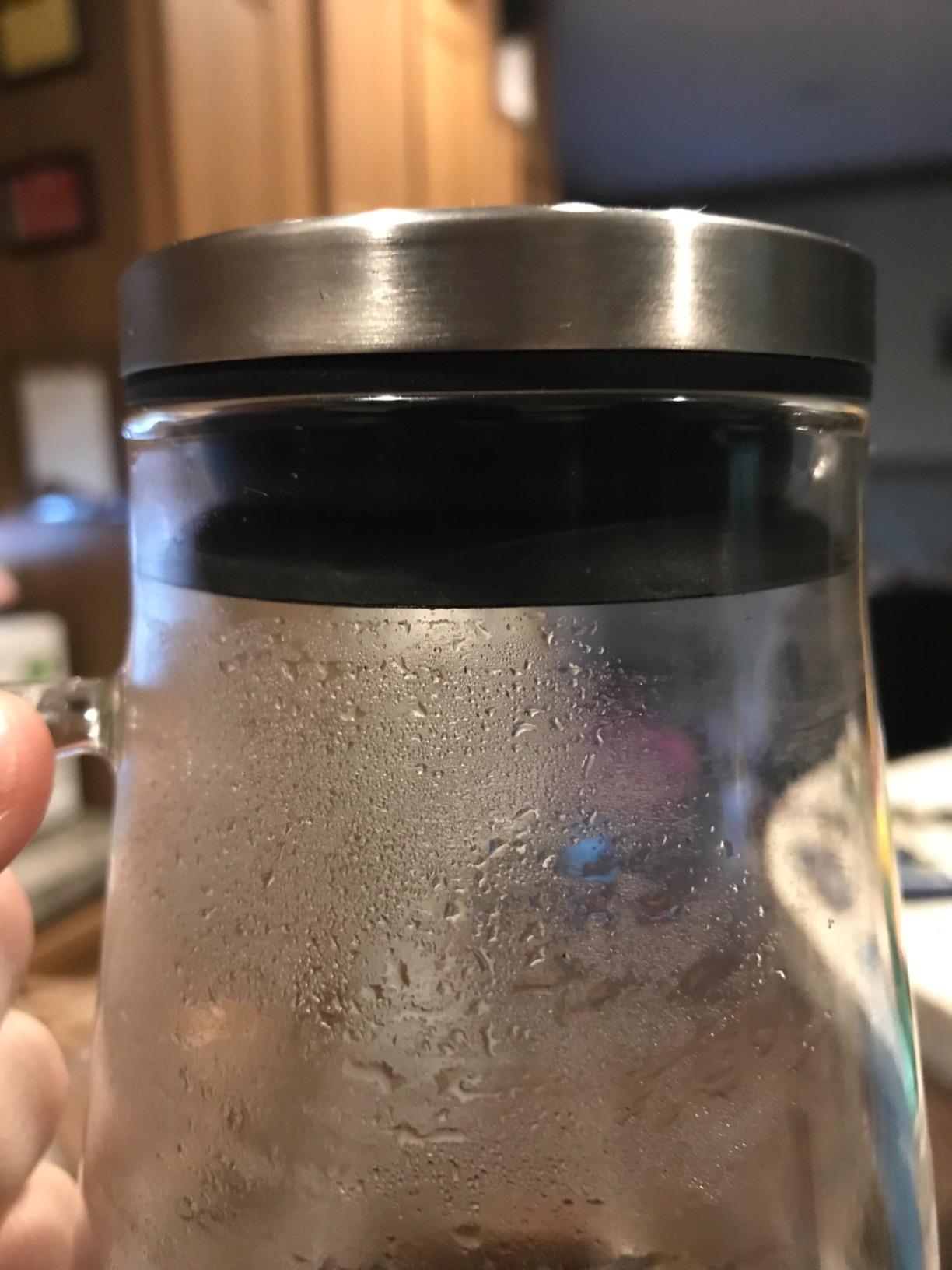 OVALWARE Airtight Cold Brew Coffee Maker with Tea Infuser & Spout 1.5L/51oz | Borosilicate Cold Brew Coffee & Iced Tea Maker with Removable Strainer & Spout | Ideal for Home Baristas & Tea Enthusiasts customer photo 1