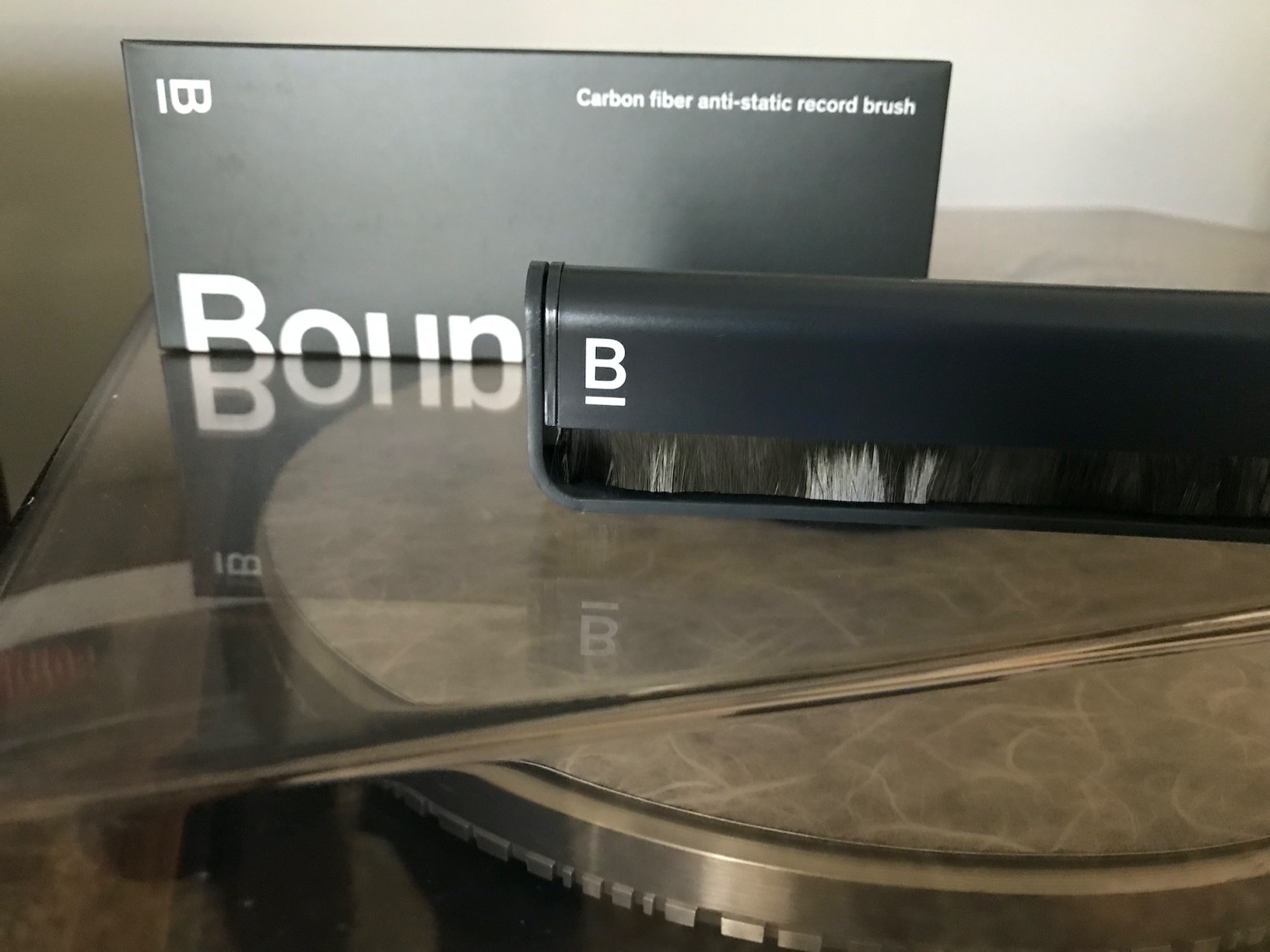 Boundless Audio Record Cleaner Brush - Carbon Fiber Anti-Static Vinyl Brush | Soft Conductive Bristles for Gentle Vinyl Record Cleaning & Dust Removal - Essential Record Player Accessories for Turntables customer photo 2